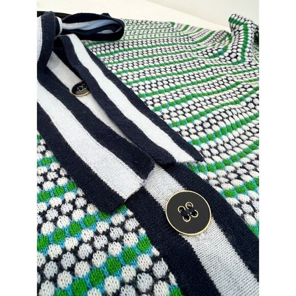 New J Crew Size S Sophia Ribbon Cardigan w/grosgrain ribbon metal buttons - Picture 7 of 12